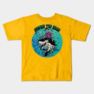 Jumping The Shark Graphic Kids T-Shirt